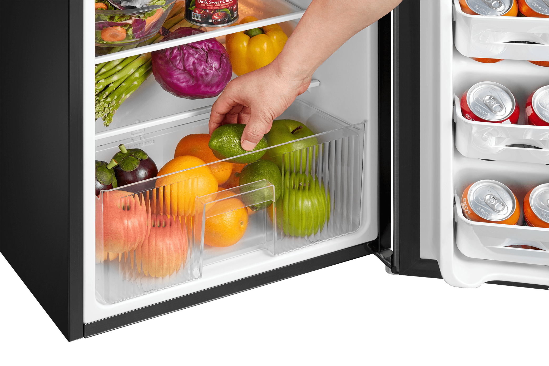 Arctic King 3.2 Cu Ft Two Door Mini Fridge with Freezer (Silver, 3.2 cu ft) d4hf4
