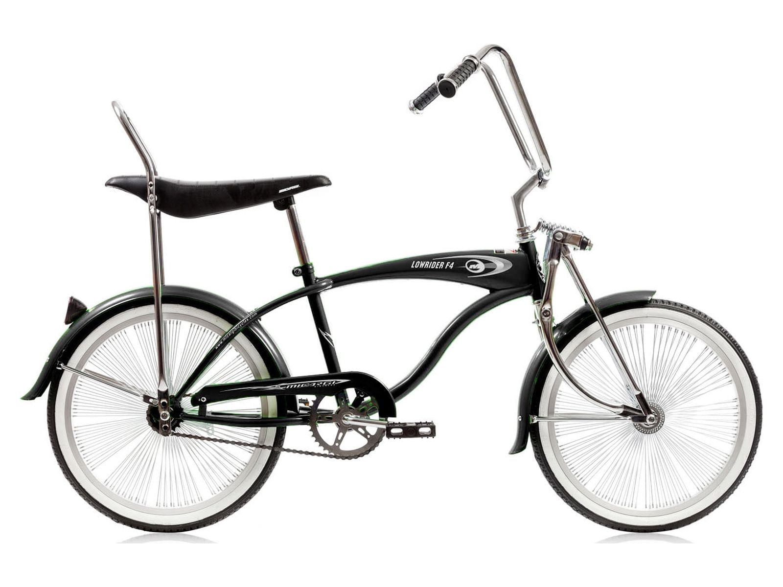 Micargi 20 in Cruiser Bike with Coaster Brake (Black, 20 in) byern