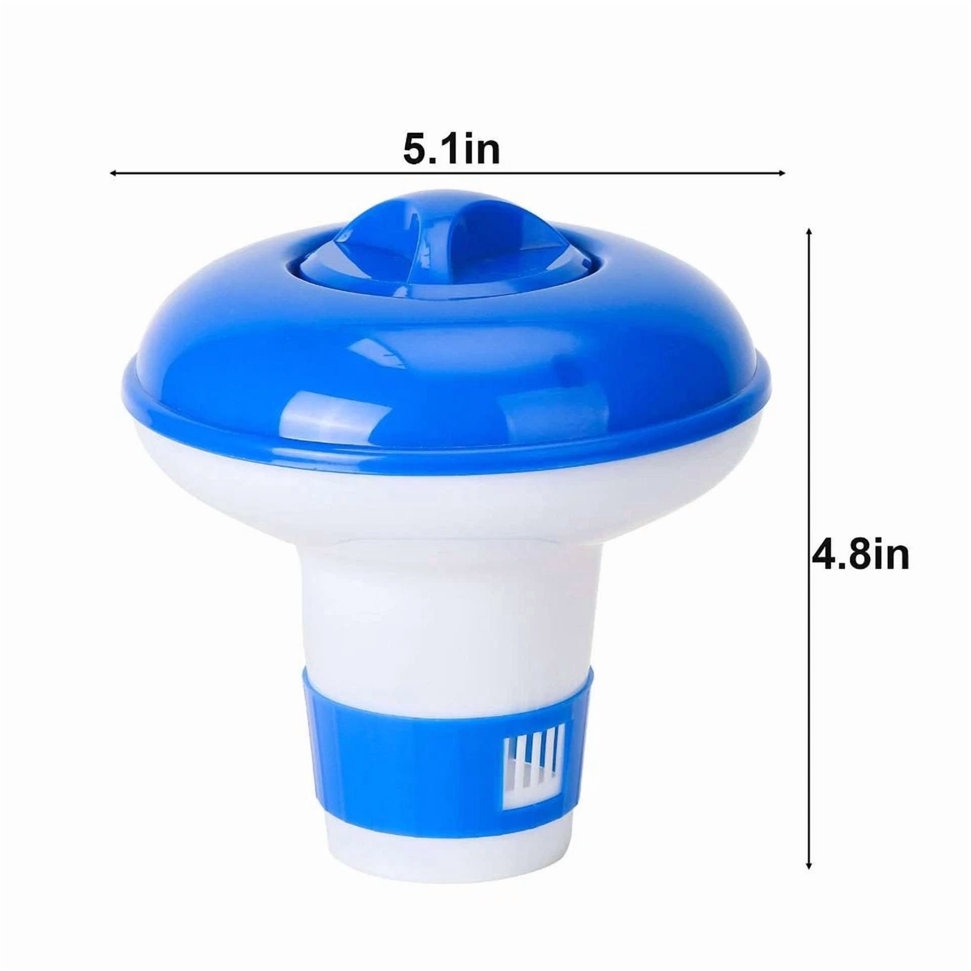 KLYNE Floating Chlorine Dispenser for Swimming Pool and Hot Tub (2 Pack) qyop9