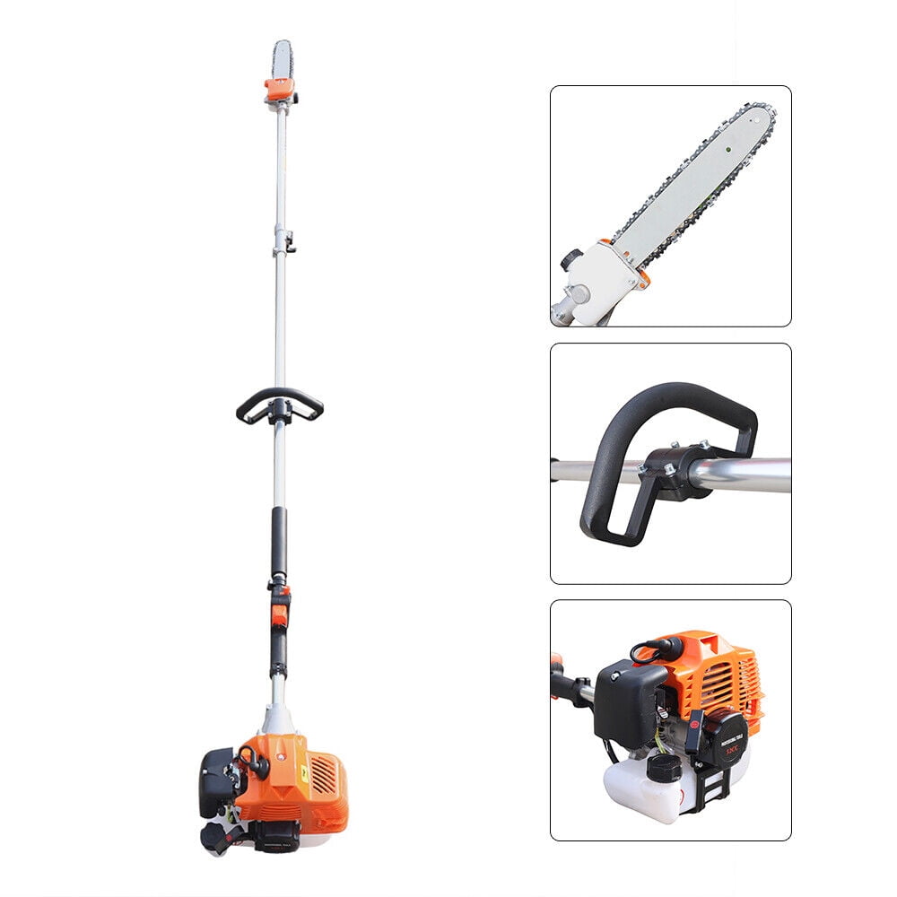 Generic 52CC Gas Powered Pole Saw Tree Trimmer with 90.55 in Extension Pole (52CC, 90.55 in) asp7o