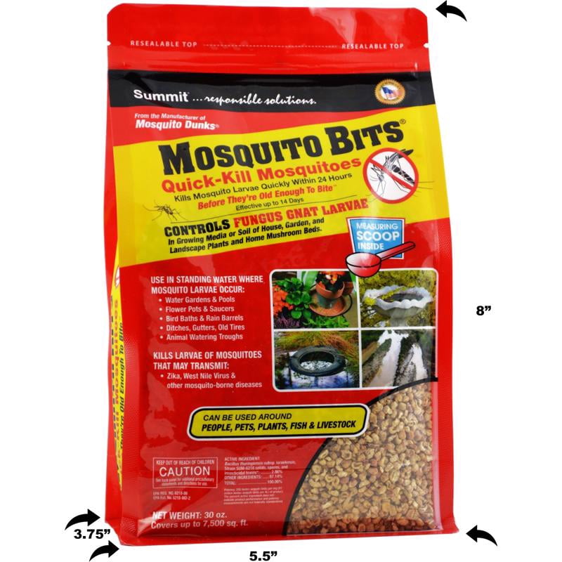 Mosquito Bits Biological Mosquito Control Granules (30 oz, 3 Pack) x0keb