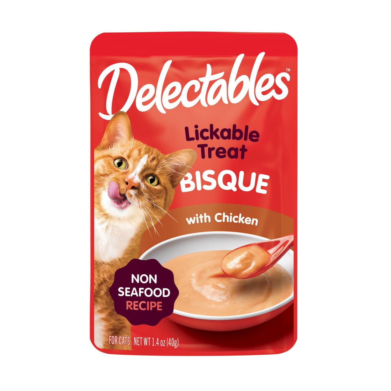 Hartz Delectables Bisque Lickable Wet Cat Treats (Chicken, 1.4 oz) mh387