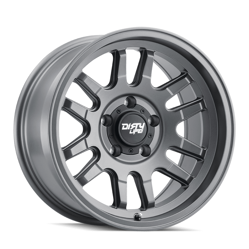 Dirty Life Canyon 9310 Off-Road Wheel (Satin Graphite, 17x9 in) azh5j