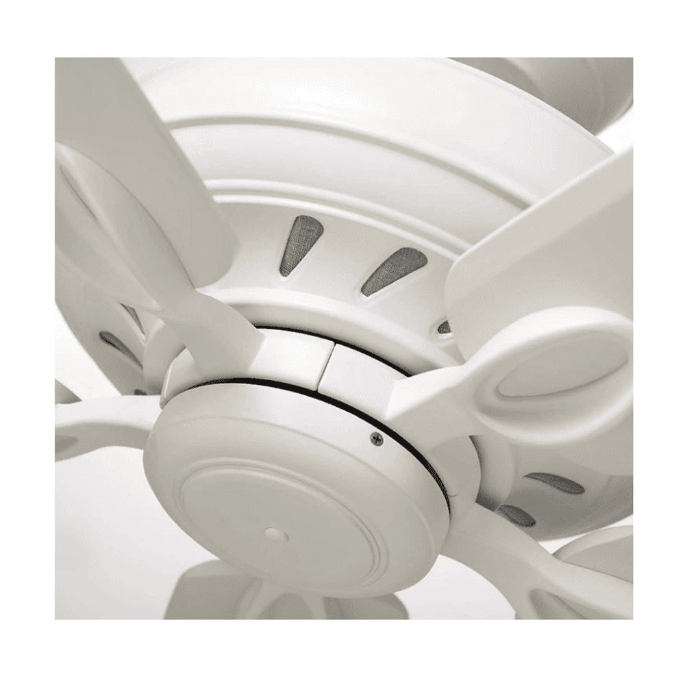 Luminance Kathy Ireland Home Penbrooke Eco Ceiling Fan with 6-Speed Wall Control (Satin White, 60 in) t7p6x