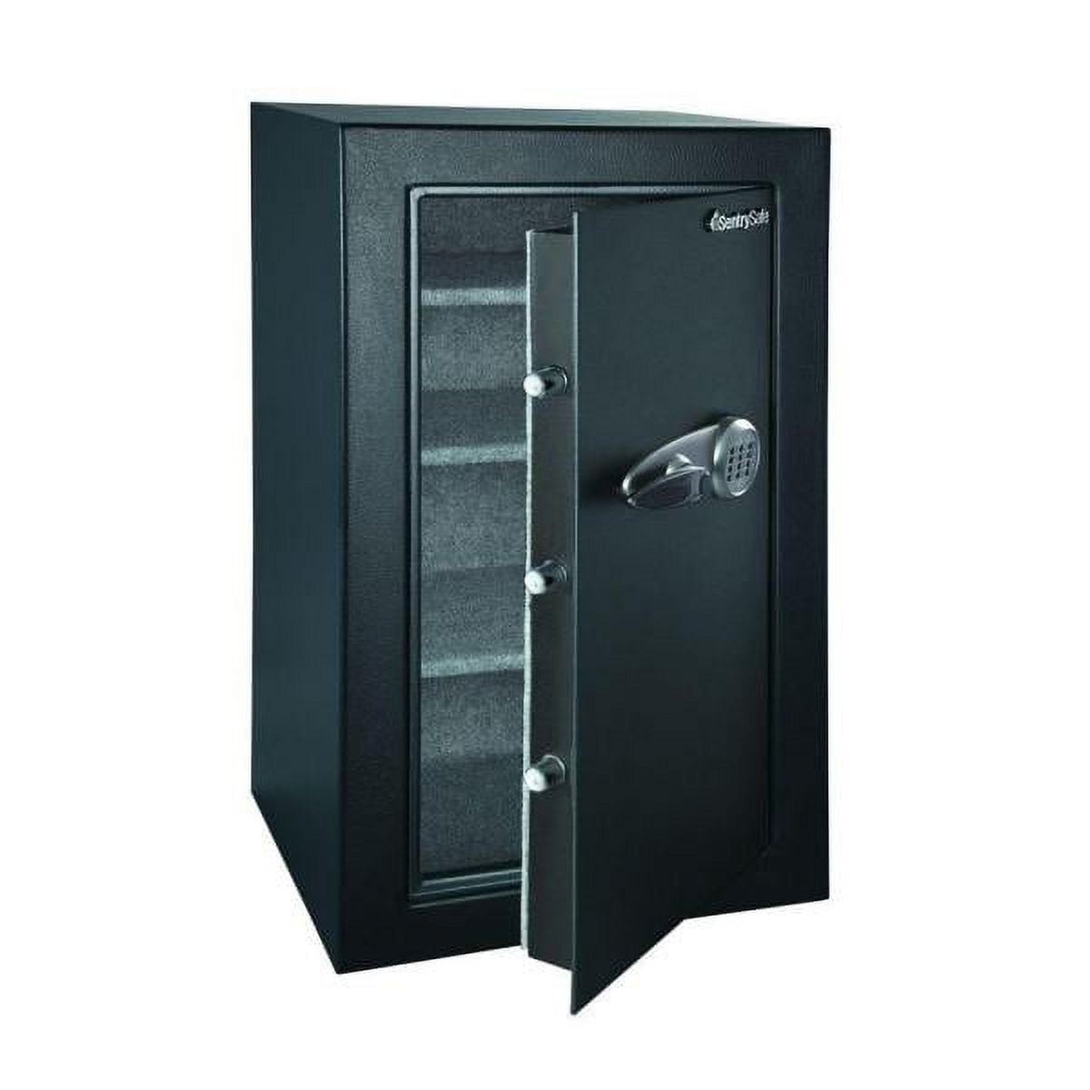SentrySafe Electronic Security Safe, Heavy-Duty Steel Home Office Vault (Black, 21.69 in W x 19.81 in D x 37.69 in H) 3kljr