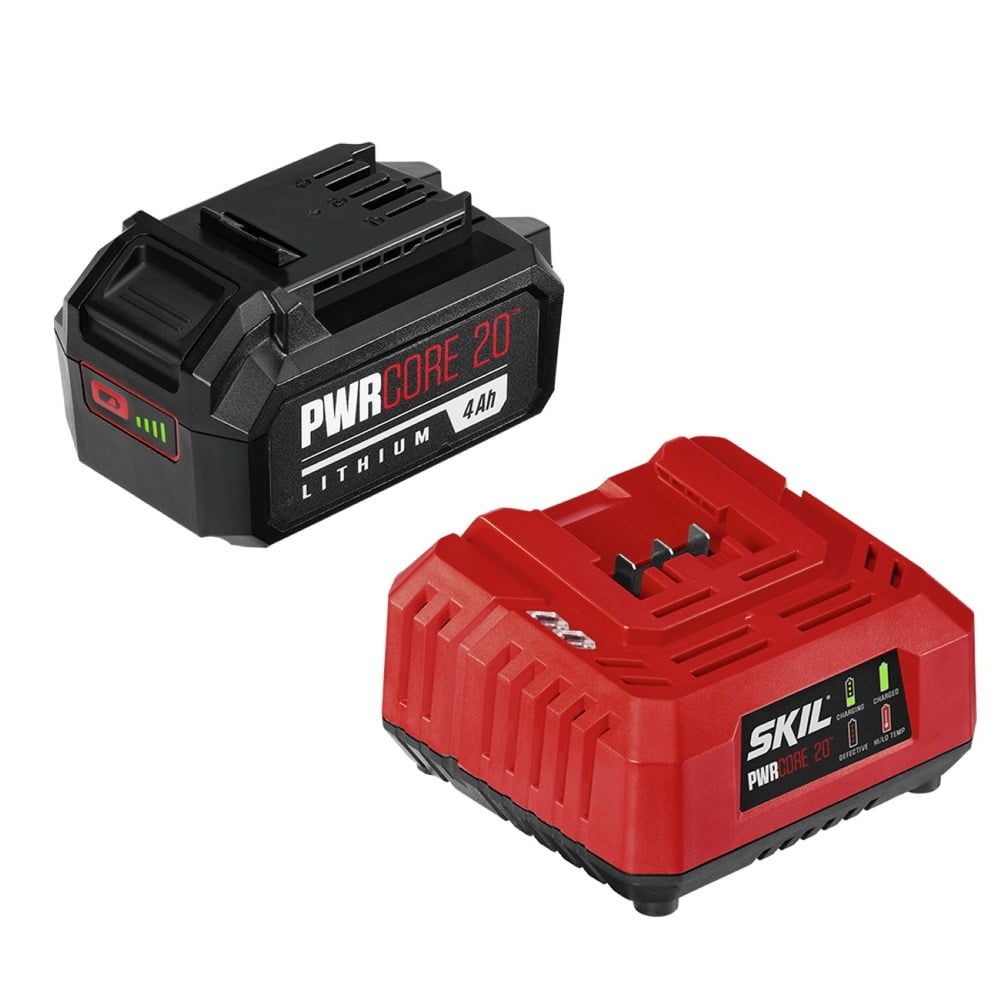 SKIL Reciprocating Saw Kit with 20V Battery and Charger (Red, 1 Pack) ijh7j
