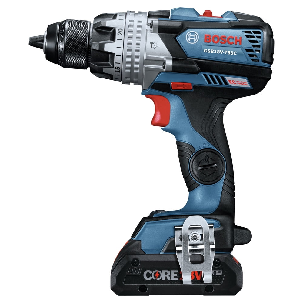 Bosch GXL18V-224B25-RT 18V Brushless Cordless Hammer Drill and 2-In-1 Impact Driver Combo Kit (Refurbished, 2 Batteries, 4 Ah) y1d6u