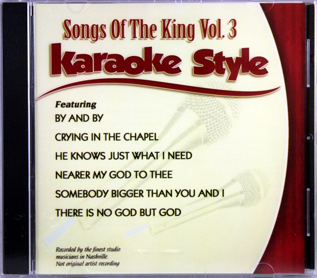 Elvis Presley Songs of the King Christian Karaoke Collection (4-Disc Set, 24 Tracks) nfd3p