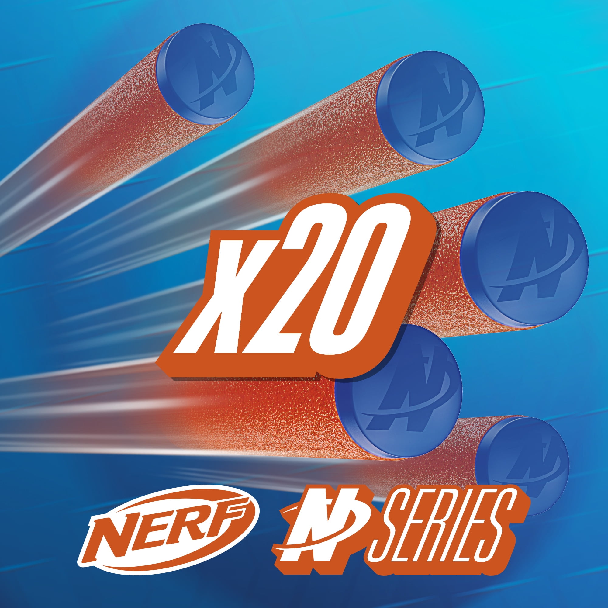 Nerf N Series N1 Foam Darts, High-Performance Refill Pack for N Series Blasters (20 Count) rfj82