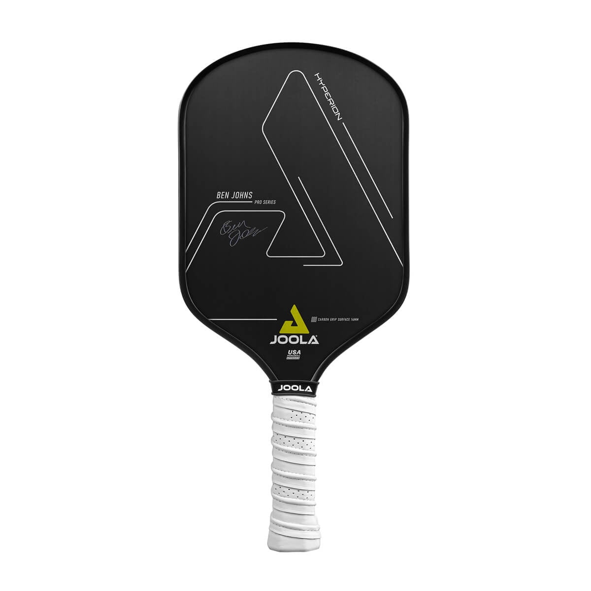 JOOLA Ben Johns Hyperion CGS Pickleball Paddle, Professional Carbon Grip Surface, High-Performance Aero Curve Design (Black, 8.2 oz) hpc58