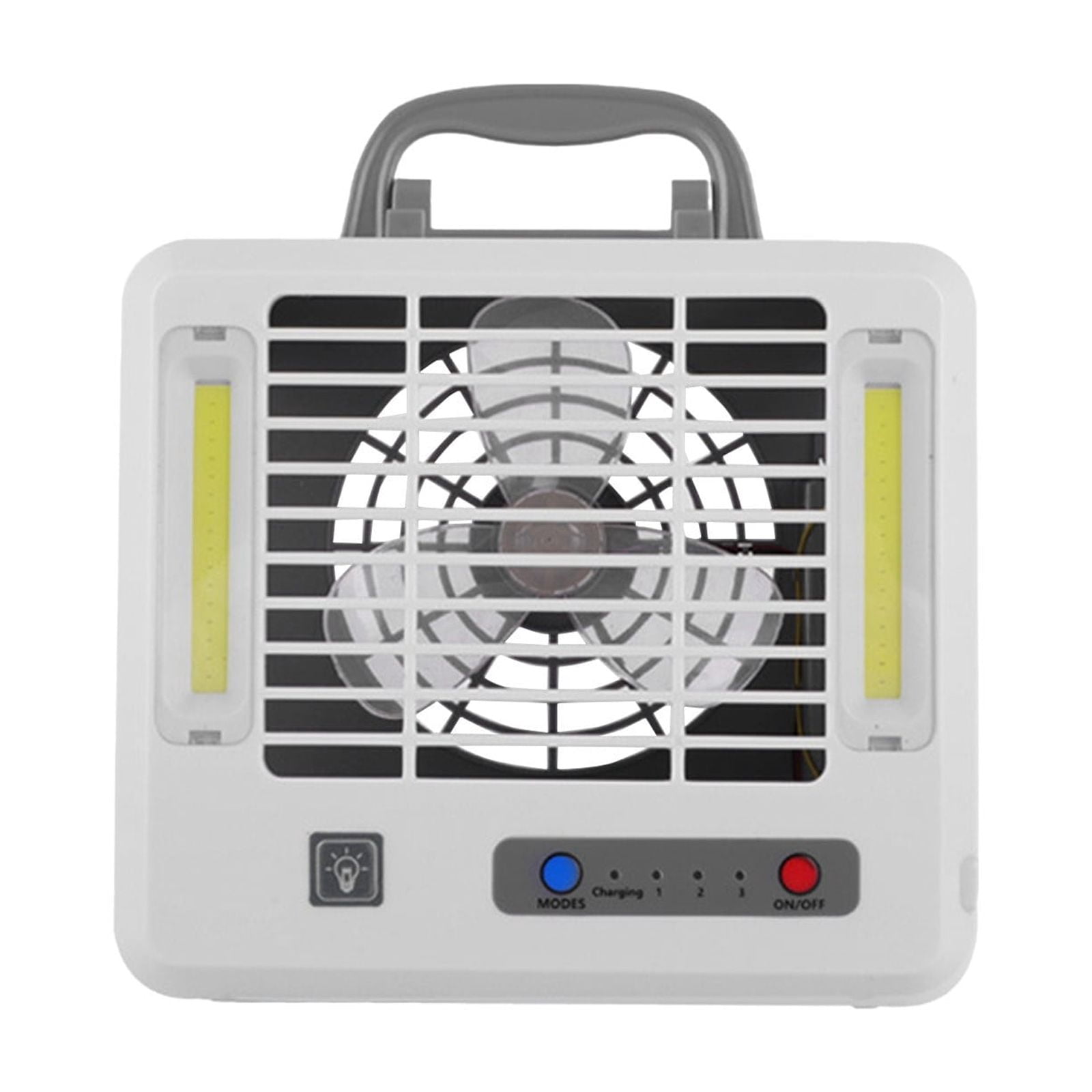 AOWNGIOYJRO Portable Air Cooler Fan, USB Rechargeable Desktop Cooling Unit with 3 Speeds (White, 1 Unit) xuctr