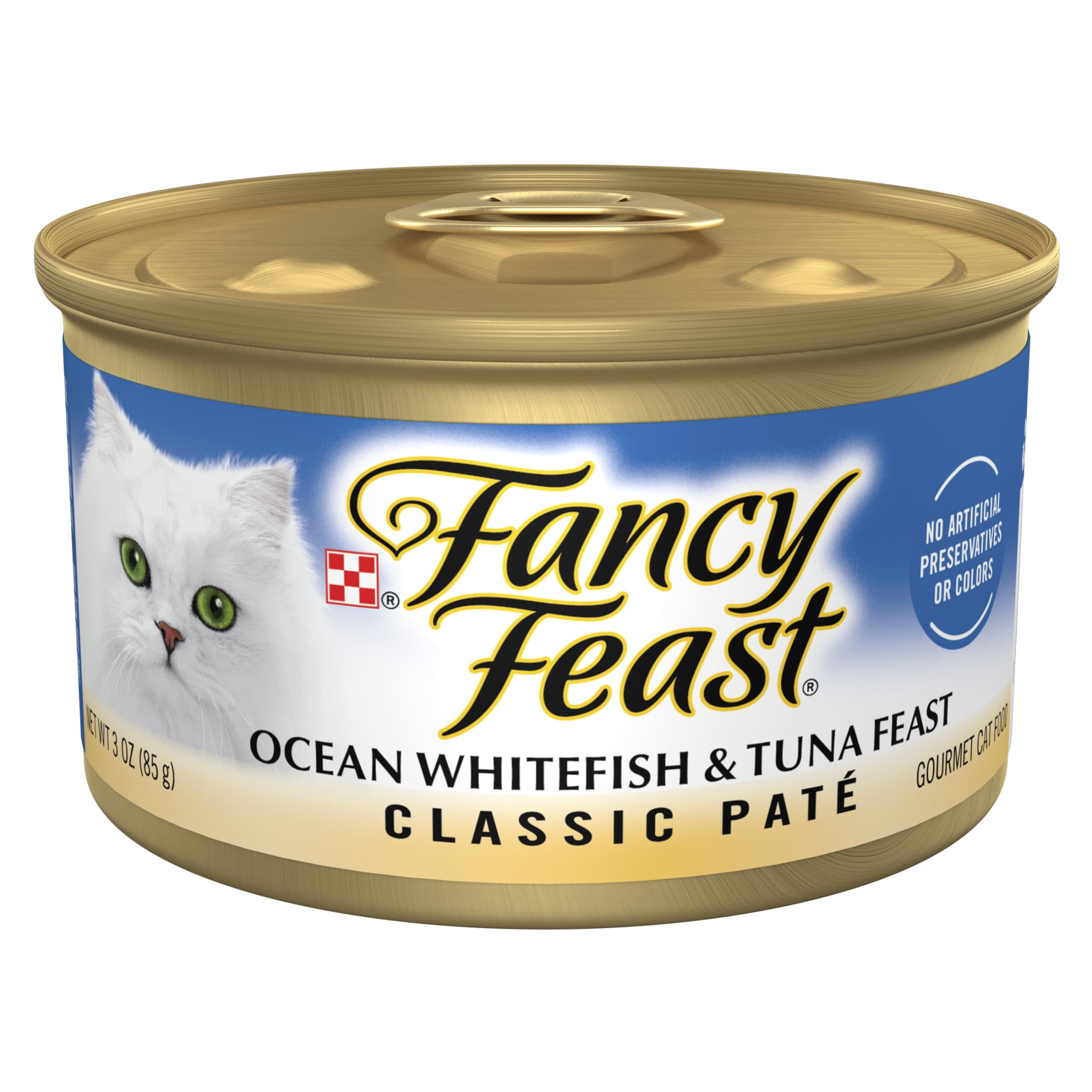 Fancy Feast Classic Kitten Wet Cat Food, Ocean Whitefish & Tuna Pate (3 oz) 70hzm