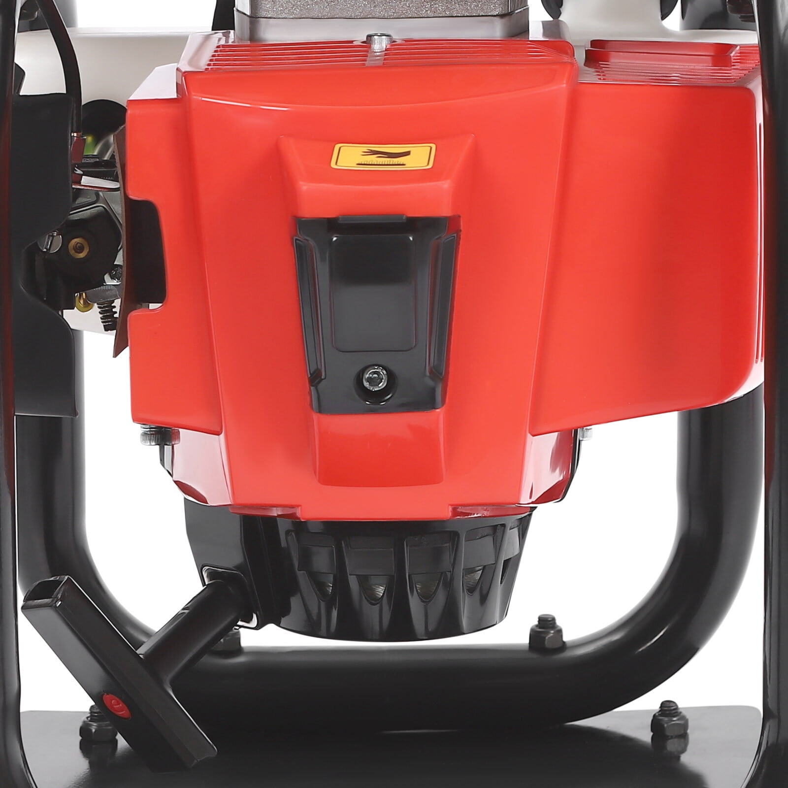 Generic 3.4HP 64CC Gas Powered Log Splitter Cone Drill Firewood Processor (Black, 0.4 gal) vzvqw