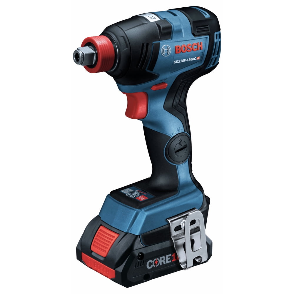 Bosch GDX18V-1800CB15-RT 18V EC Brushless Two-In-One Cordless Impact Driver Kit (Refurbished, 4 Ah) y5oki