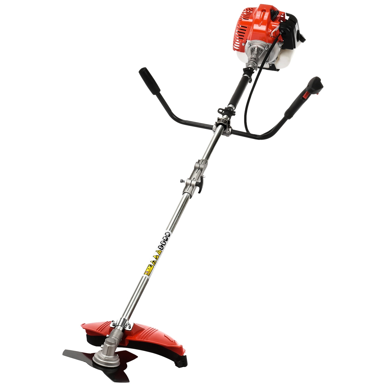 Bestolf 52cc 2-Stroke Gas Powered 2-in-1 String Trimmer and Brush Cutter (Red, 52cc Engine) ux4ru