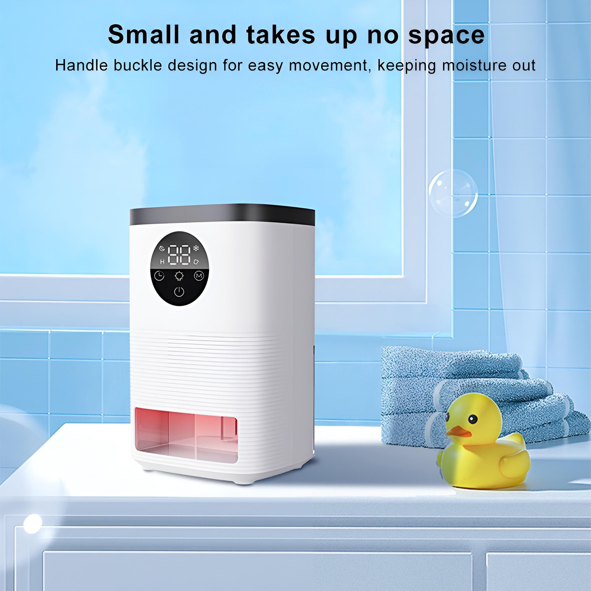 INSMART Smart Dehumidifier for Home, Ultra-Quiet Sleep Mode with Touchscreen Control (White, 50 fl oz) szyvi