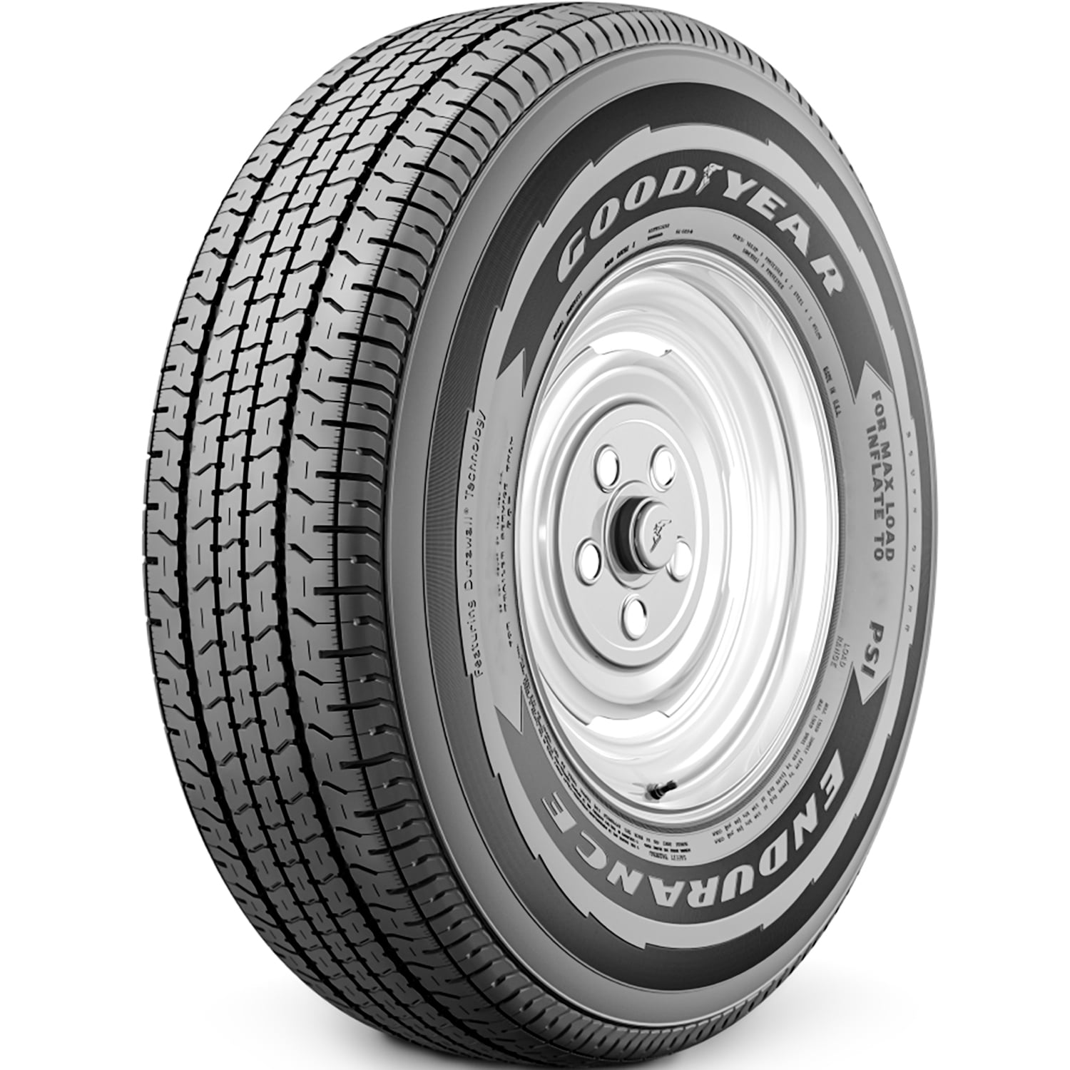 Goodyear Endurance ST235/80R16 Trailer Tires (All-Season, 10-Ply, Load Range E, 4-Pack) jurgc