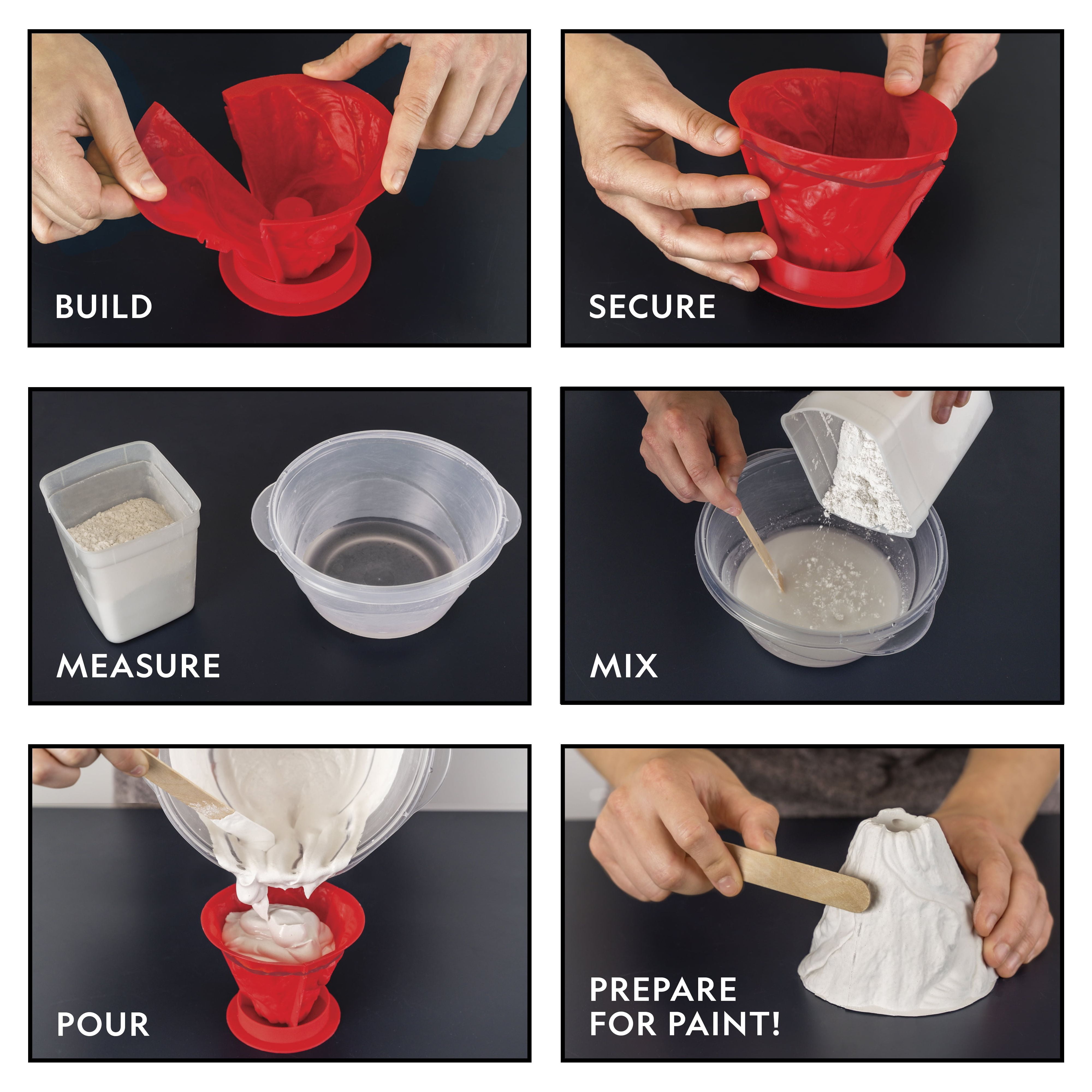 National Geographic STEM Volcano Science Kit (DIY Educational Activity Set) xuvuf