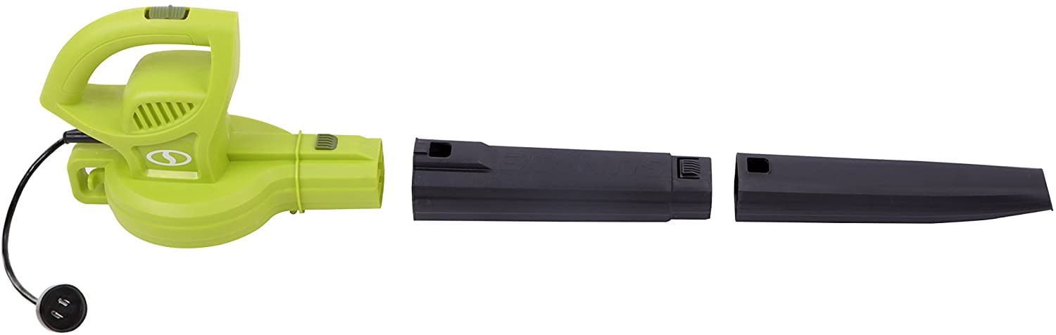 Sun Joe SBJ597E-GRY Electric Leaf Blower, 6-Amp 155 MPH Air Speed, Lightweight Handheld Design (Grey, 3.9 lb) bt1e8
