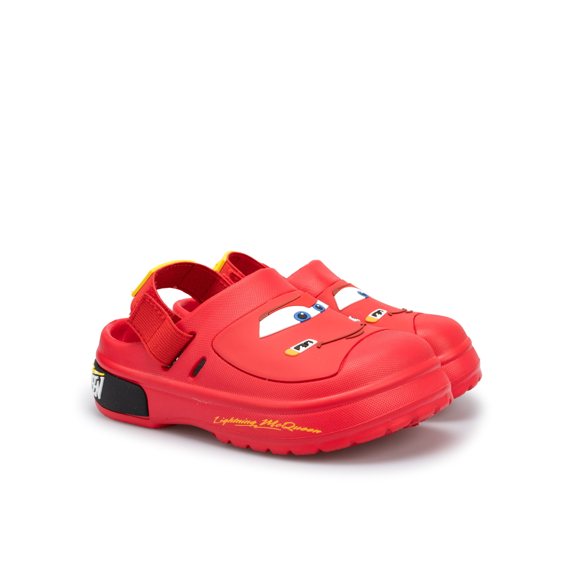 Disney Pixar Cars Toddler Boys Comfort Clog Lightweight Slip-on Shoes (Red, 8 Toddler) v3sb3