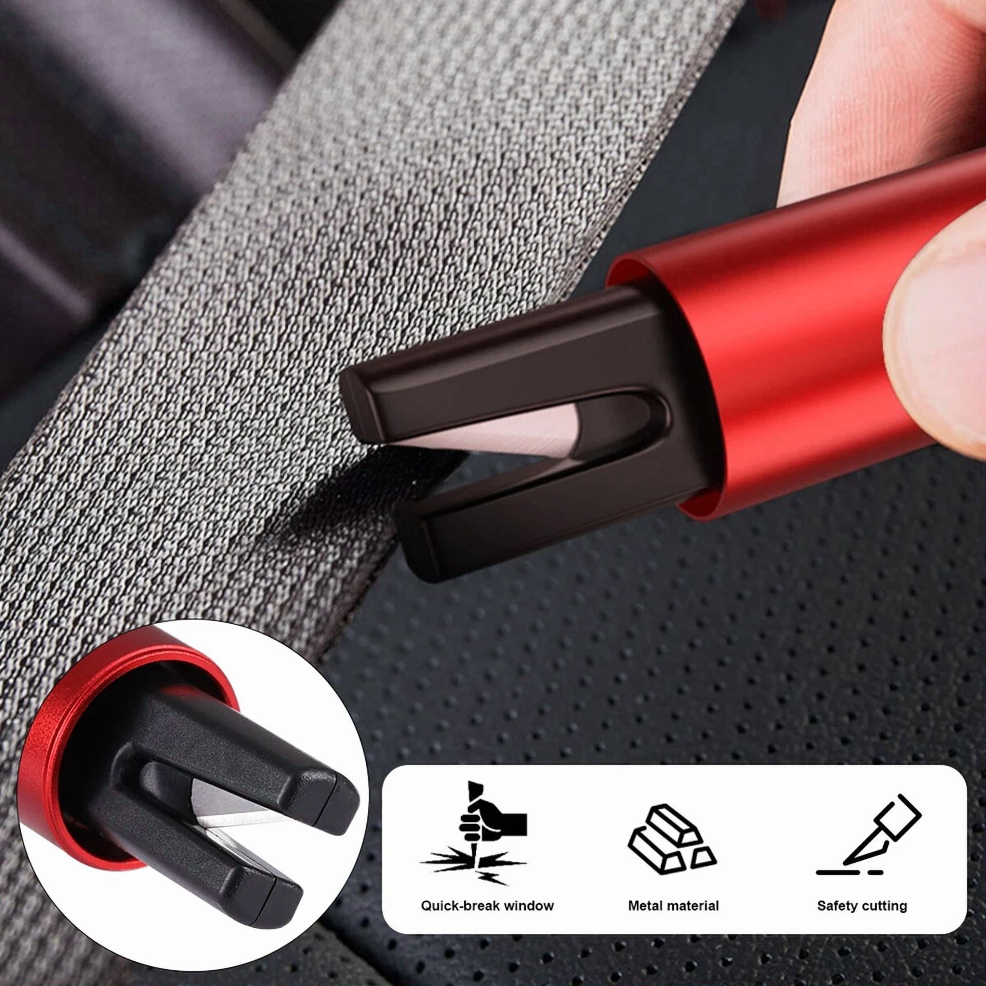 KLYNE Car Emergency Escape Safety Hammer with Seat Belt Cutter (Safety Tool, 6.5 in) ycp50