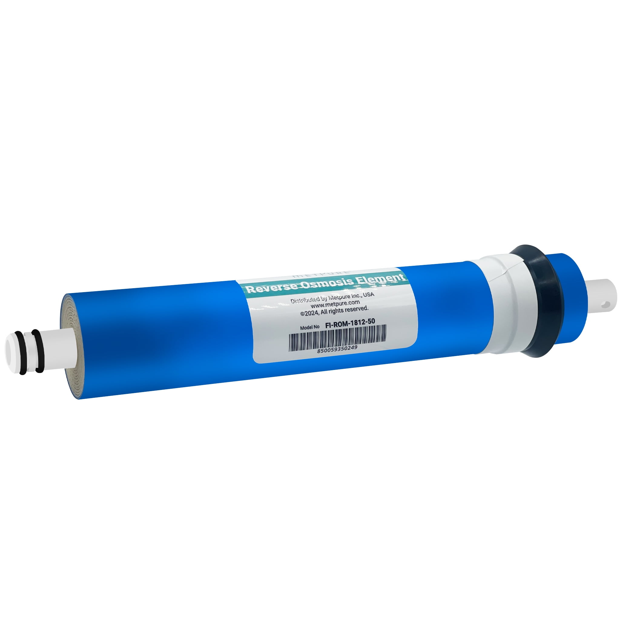 Metpure Reverse Osmosis Membrane Filter 50 GPD High-Efficiency Replacement (11.75 in x 1.75 in) ejs63