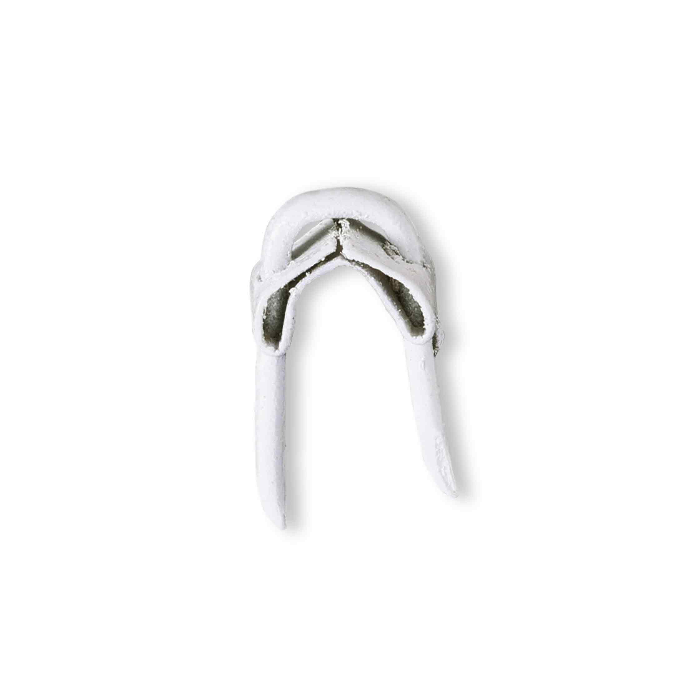 Hillman Fas-n-tite Insulated Staples, Heavy-Duty Steel Cable Fasteners (White, 0.5 in, 50 Pack) 3k6do