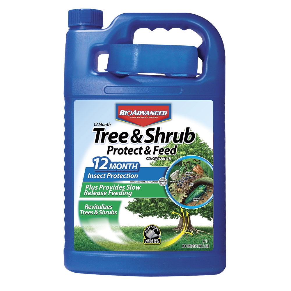 BioAdvanced Tree and Shrub Protect & Feed Concentrate (128 fl oz) nkytl