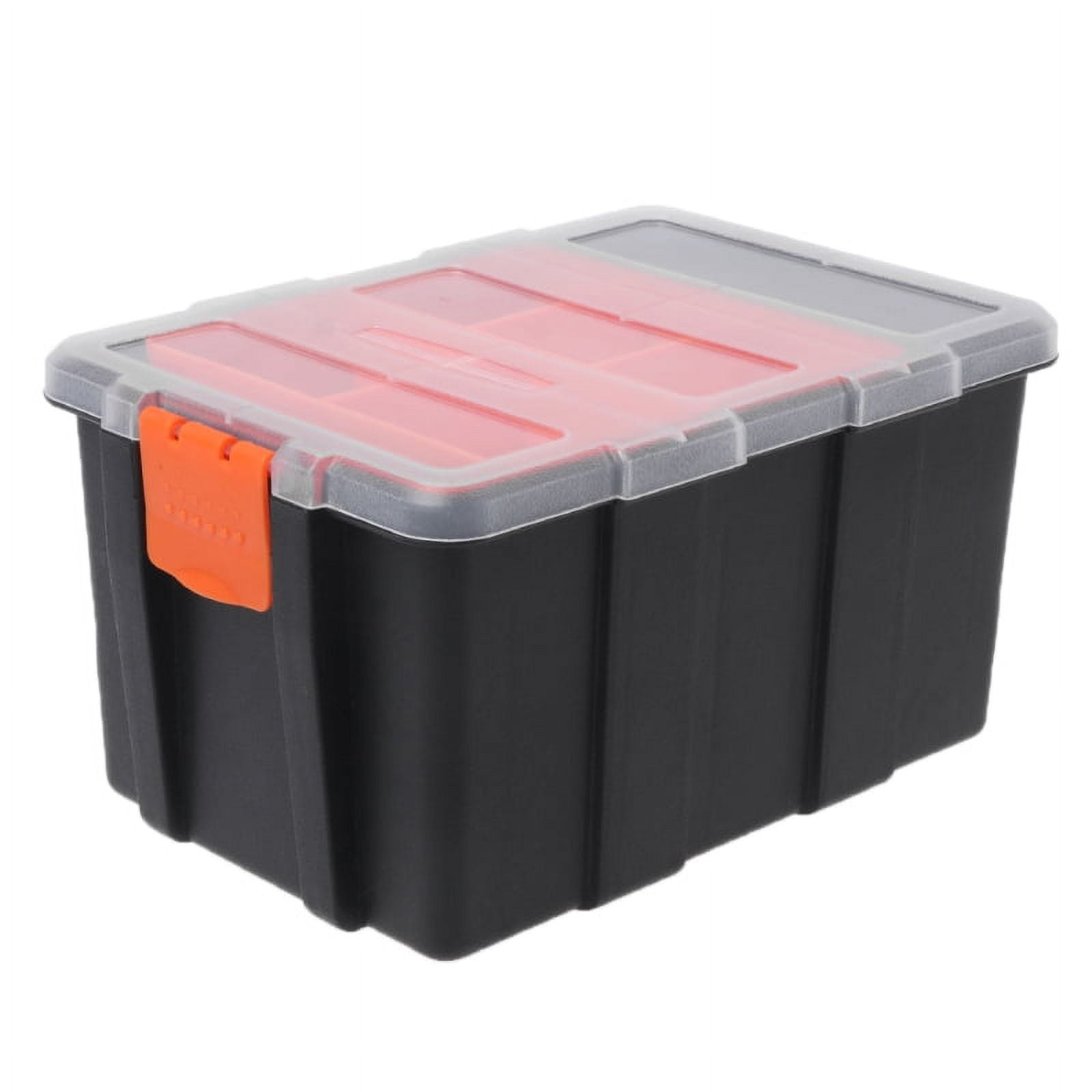 CHANCELAND Hardware Storage Organizer Box (Clear, 8.5 in x 5.5 in x 1.5 in) w3o3w