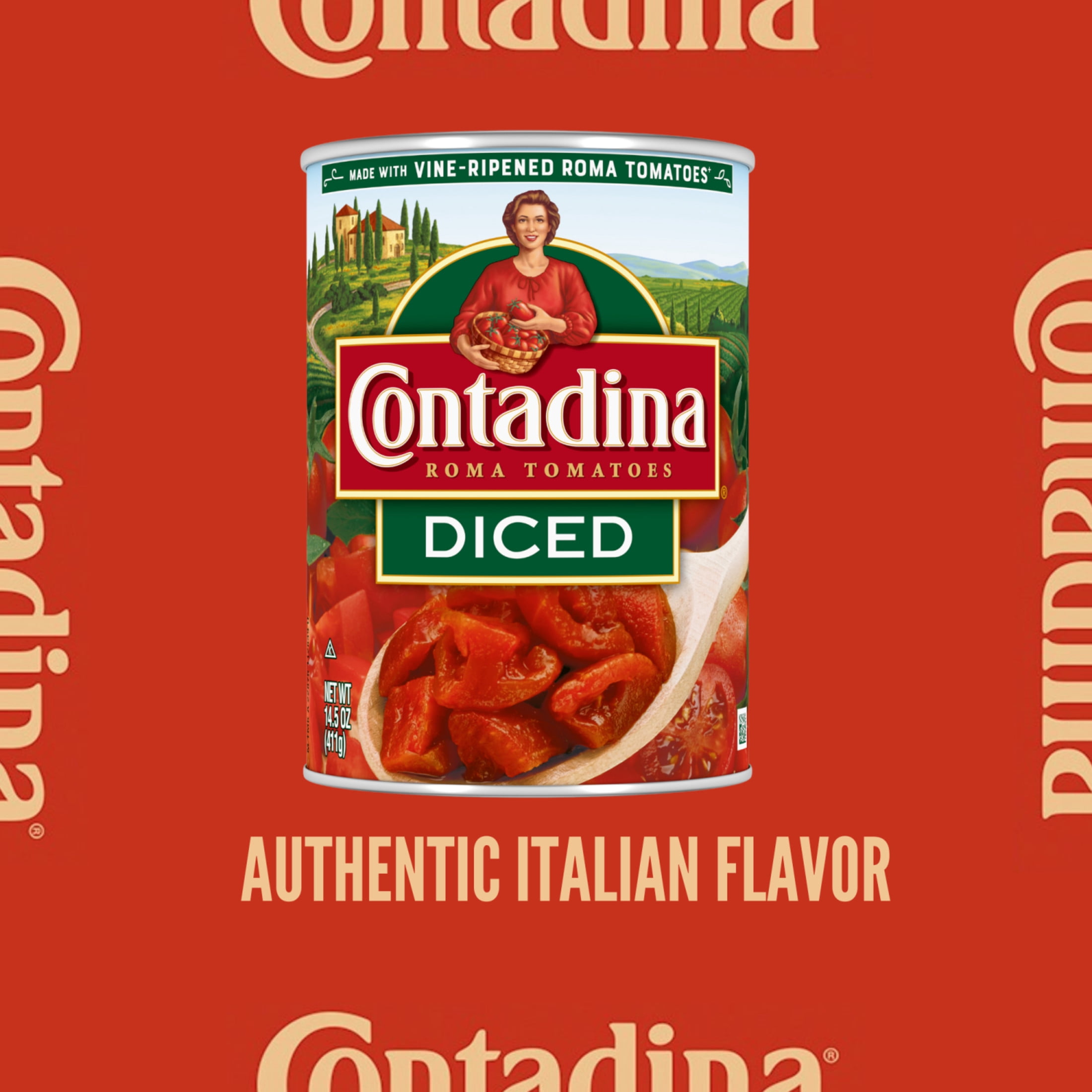 Contadina Diced Tomatoes (14.5 oz) k1hob