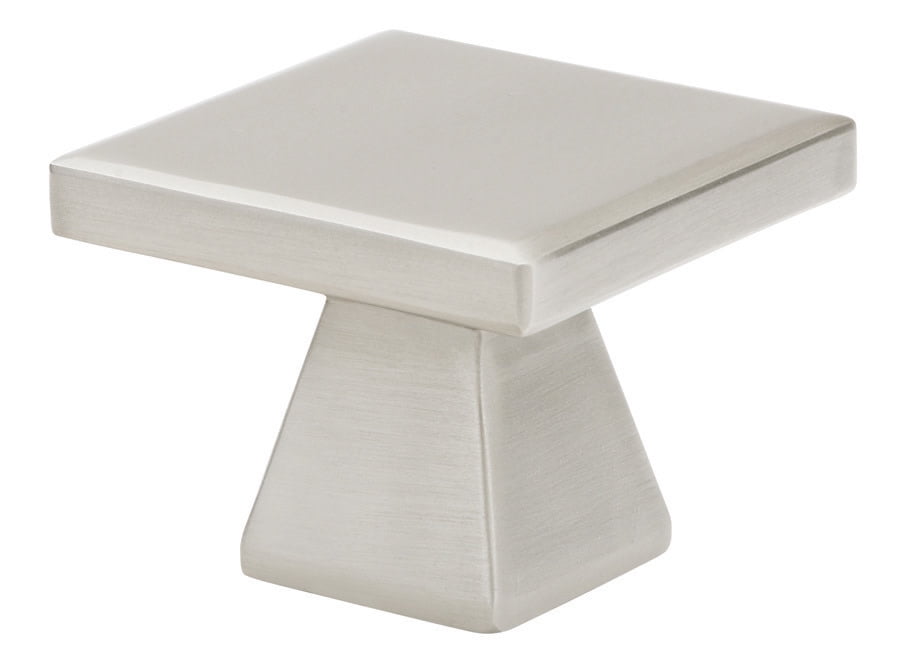 Emtek Podium Cabinet Knob, Modern Decorative Hardware for Kitchen and Bathroom (Satin Nickel, 1.25 in) wvw2y