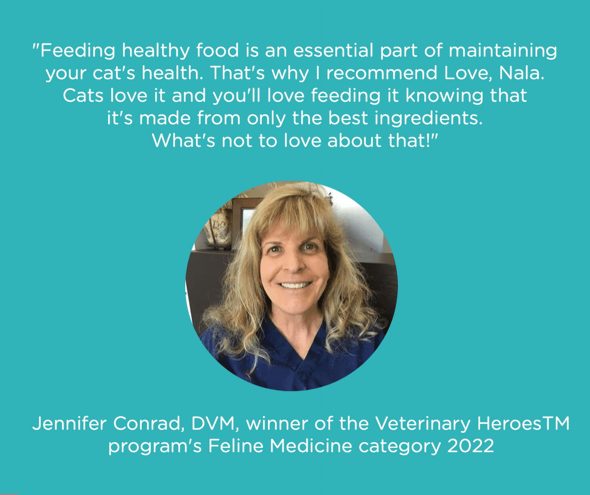 Love, Nala Adult Cat Flaked Wet Cat Food Tuna & Salmon Recipe (6 Pack, 2.8 oz) 85gnv