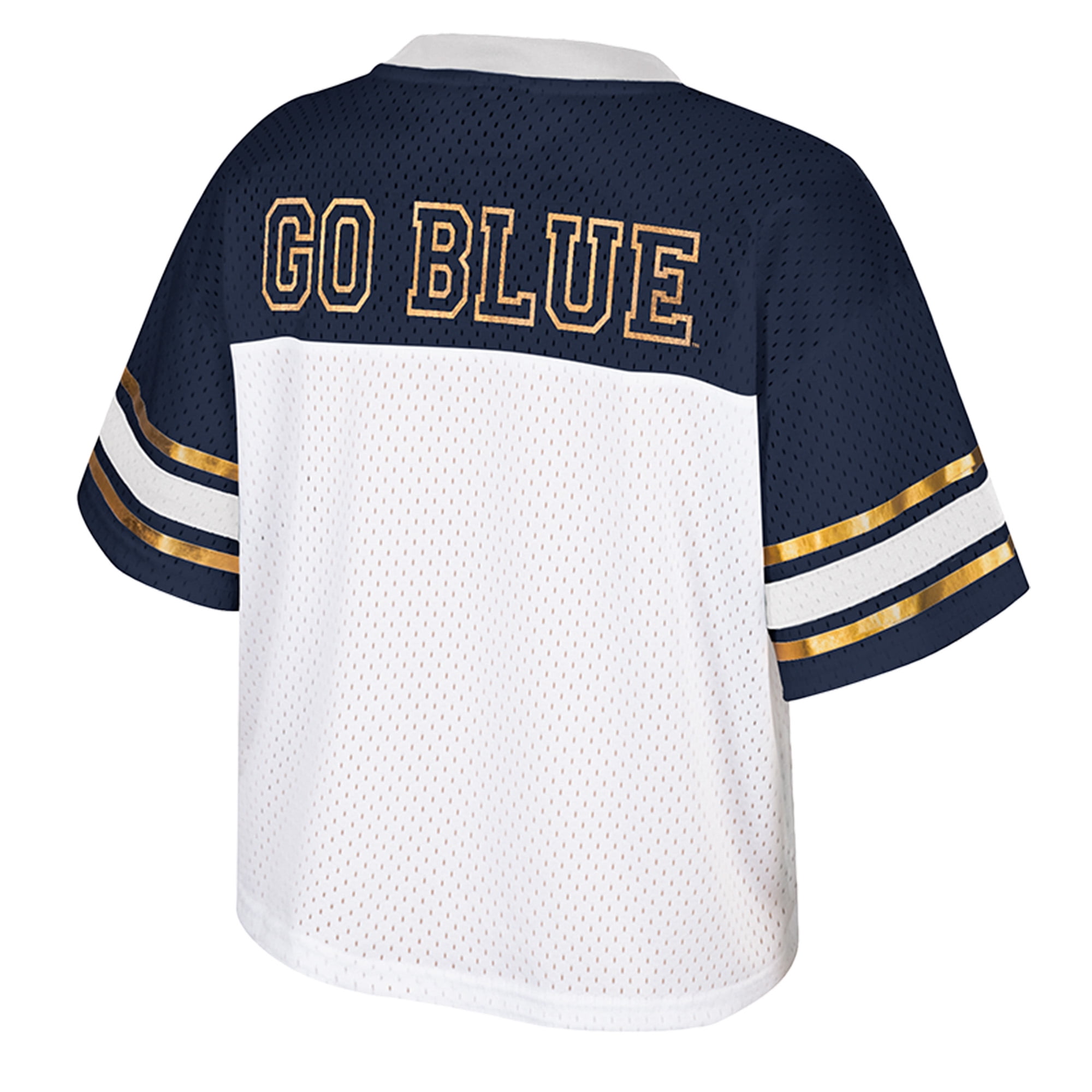 Colosseum Women's Michigan Wolverines Treasure Cropped Football Jersey (White, Small) c5jor