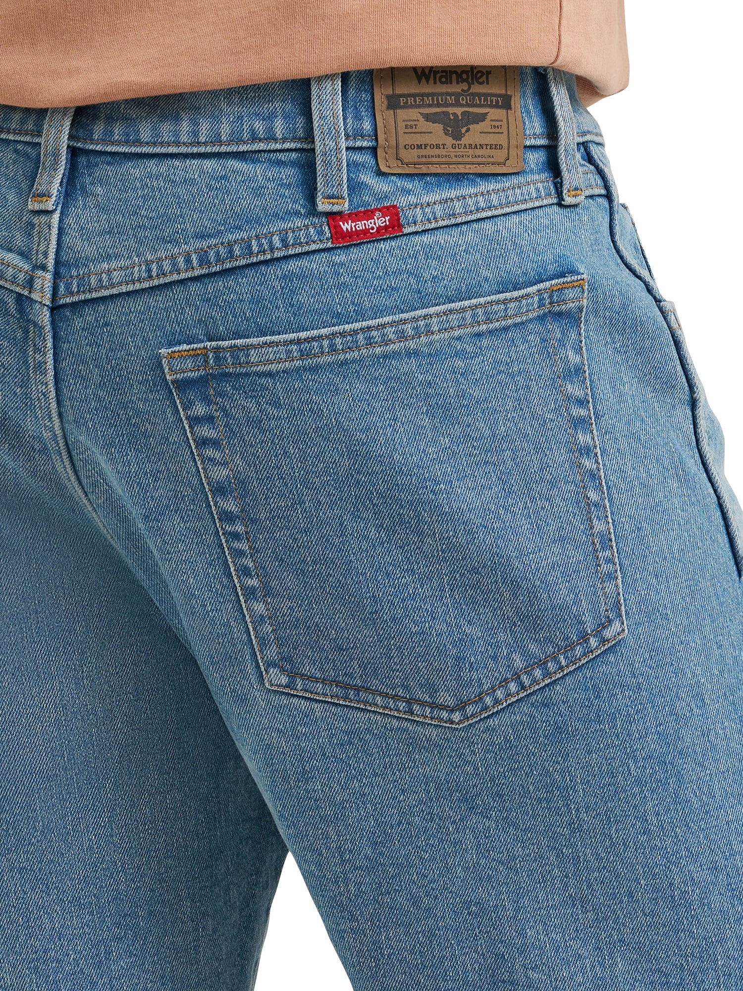 Wrangler Men's Relaxed Fit Five Pocket Denim Shorts (Blue, 30-50) gsy2z