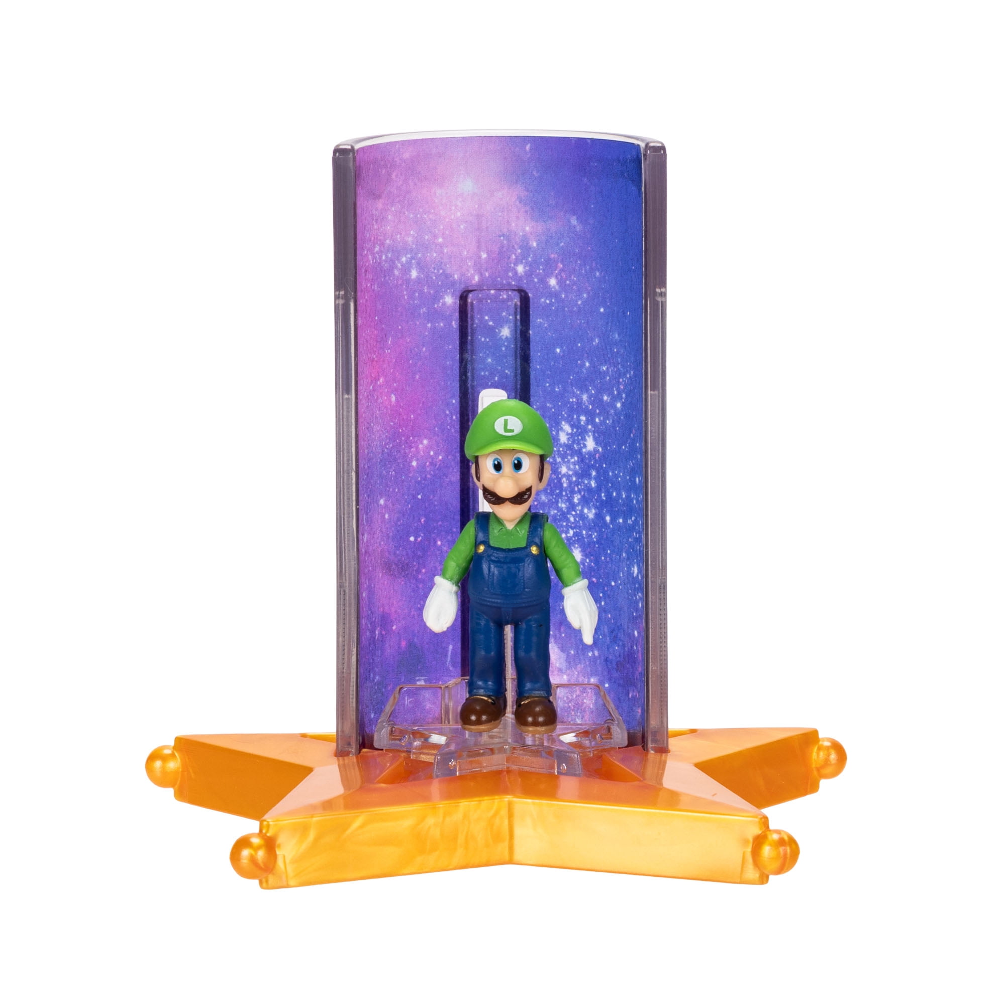 Super Mario Luigi Action Figure with Star Launcher Accessory (1.5 in) v0drg