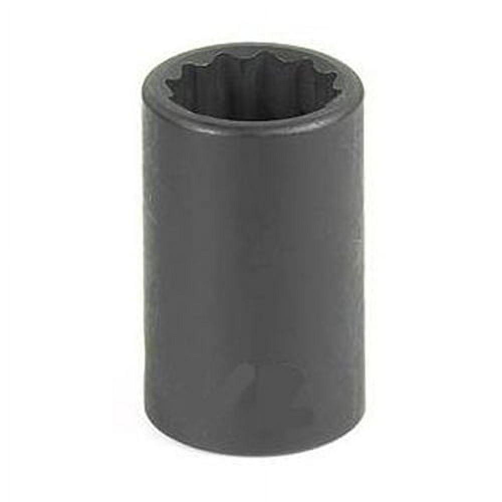 Grey Pneumatic 1115M 3/8 in Drive 15mm 12 Point Standard Impact Socket (Grey, 15mm) ray8s