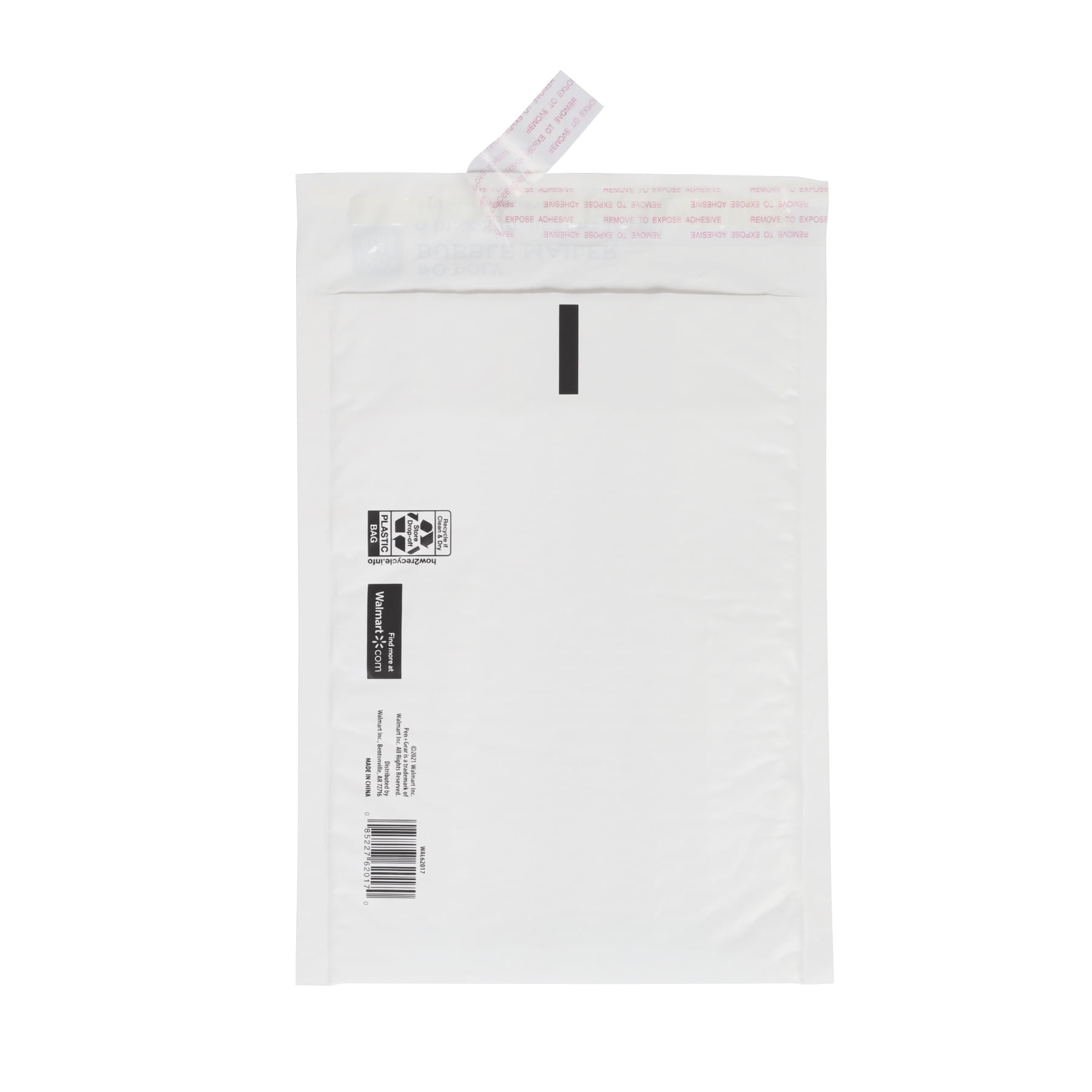 Pen+Gear Self-Sealing Poly Bubble Mailers, Padded Shipping Envelopes (White, 6 in x 9 in, 1 Pack) qpd5z