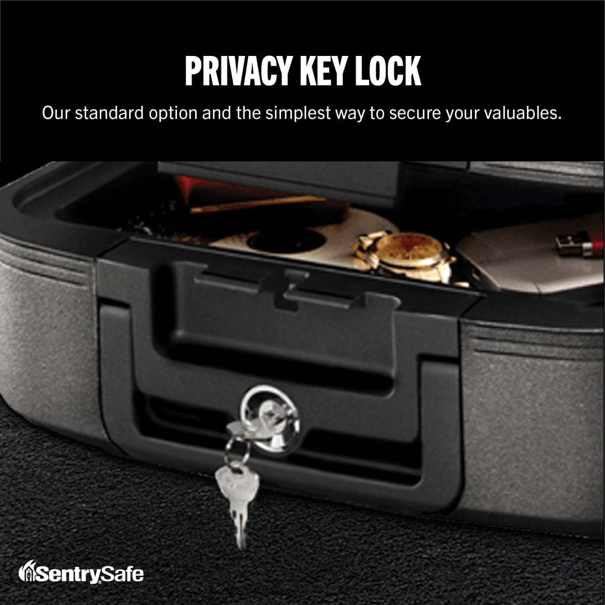 SentrySafe Fireproof and Waterproof Security Chest (12 in x 10 in x 6 in) bu0pm