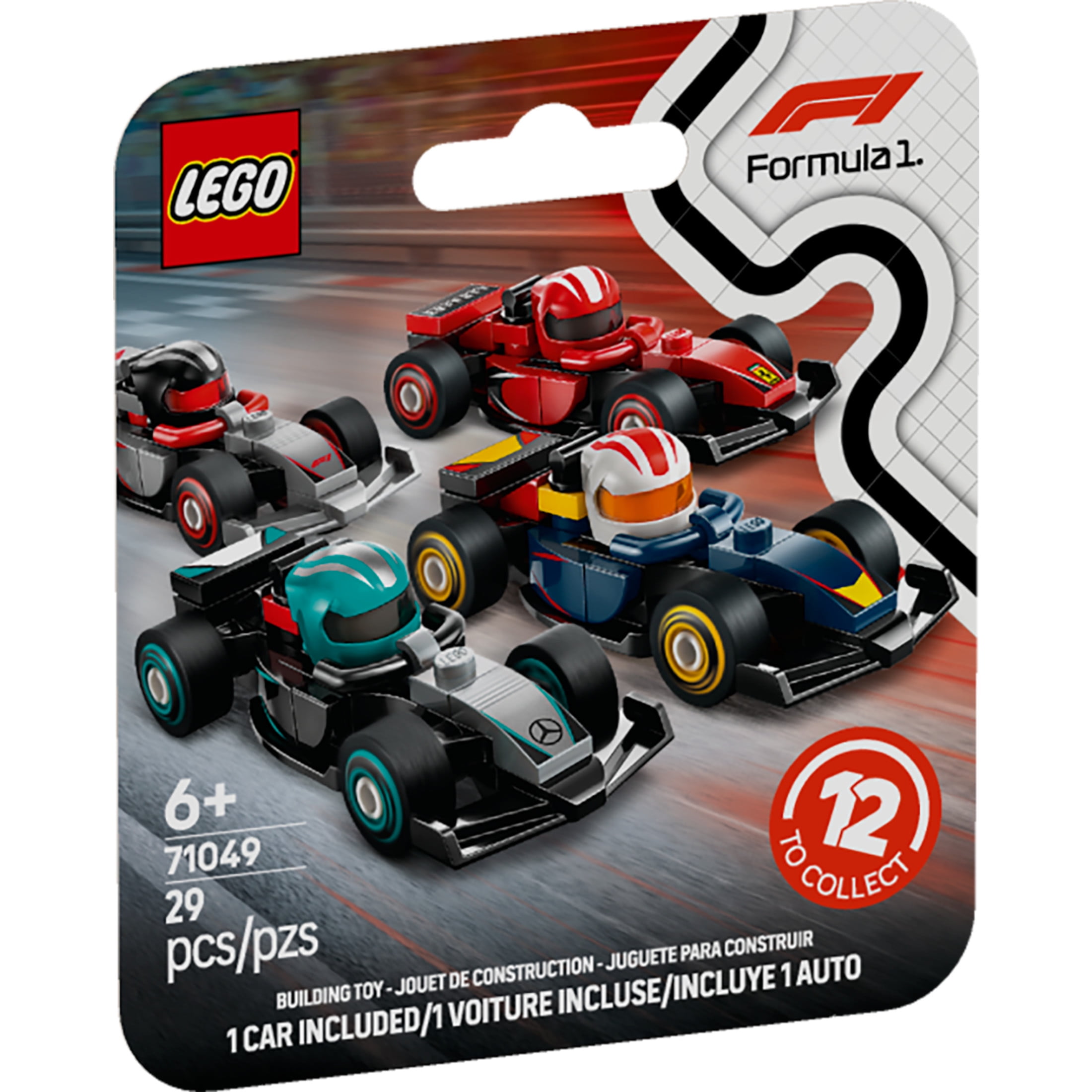 LEGO Formula 1 Race Car Building Kit, Collectible Mystery Model Vehicle (1 Pack) yk5ds