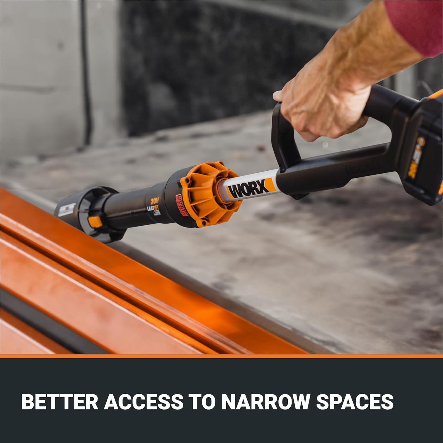 Worx WG543.9 20V Power Share LEAFJET Cordless Leaf Blower with Brushless Motor (Tool Only) ejh52