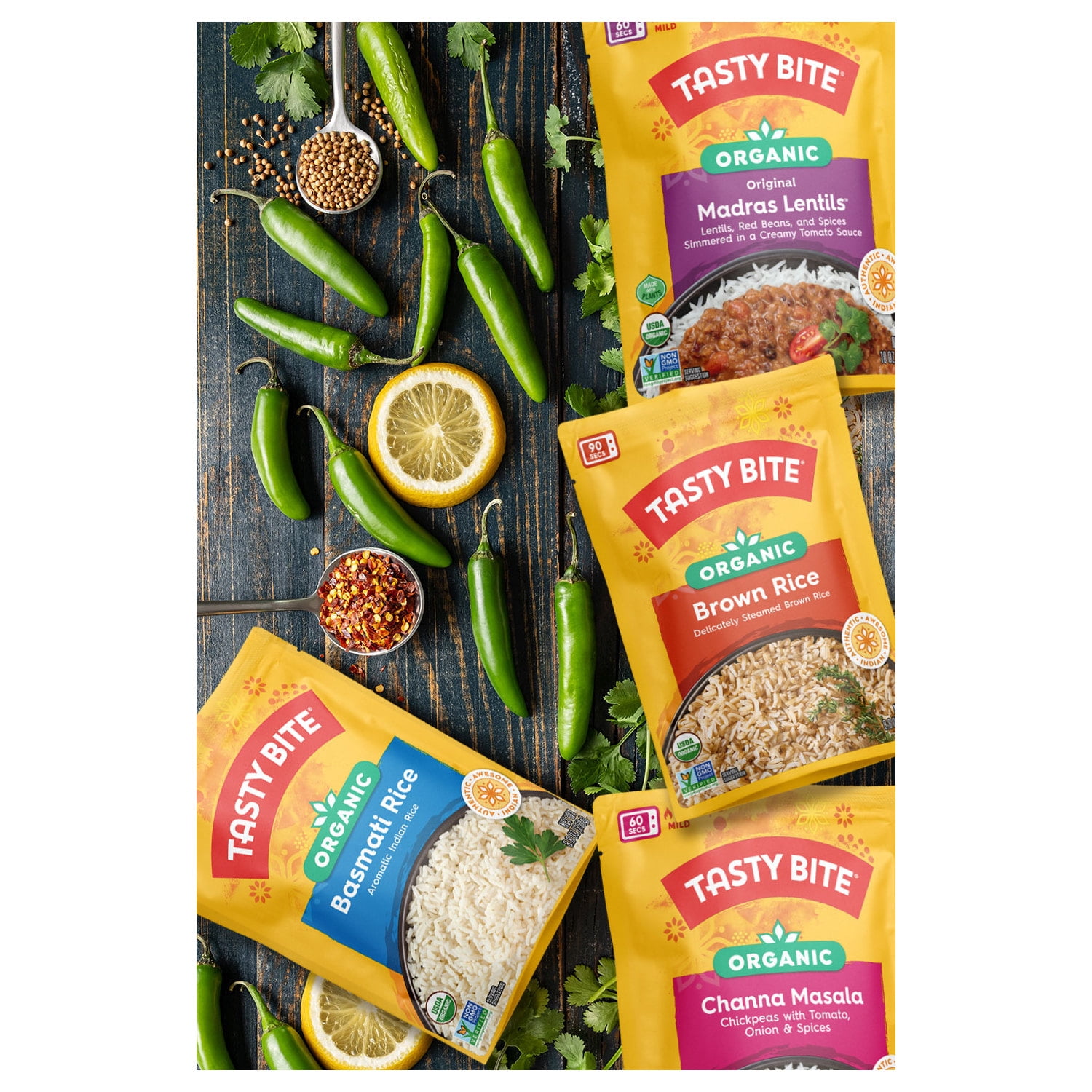 Tasty Bite Organic Basmati Rice (Fragrant, Ready-to-Heat, 8.8 oz) nog14