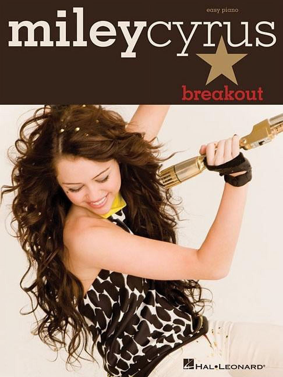 Miley Cyrus Breakout Easy Piano Sheet Music Book (Standard Edition) 1a2bg