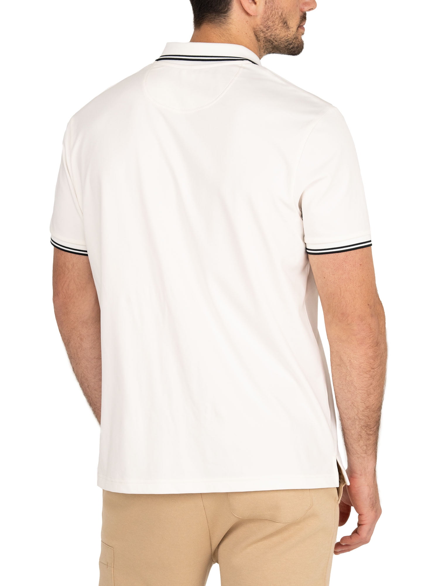 U.S. Polo Assn. Men's Performance Interlock Polo Shirt (White, S) 3orf9