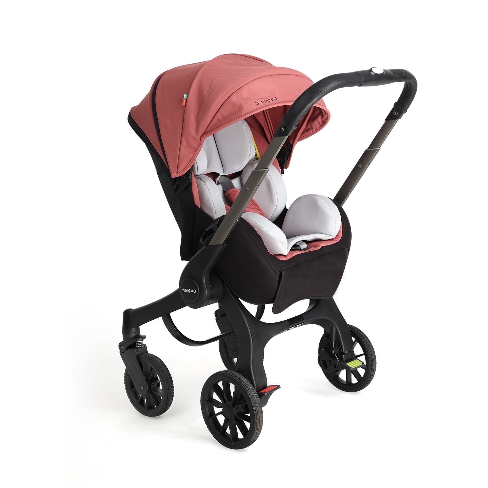 Cochildor Citi 2.0 Pro Baby Stroller, Parent-Facing with 3 Modes, Adjustable Handle, Lightweight Foldable Design (Pink, 23.55 lb) 570sp