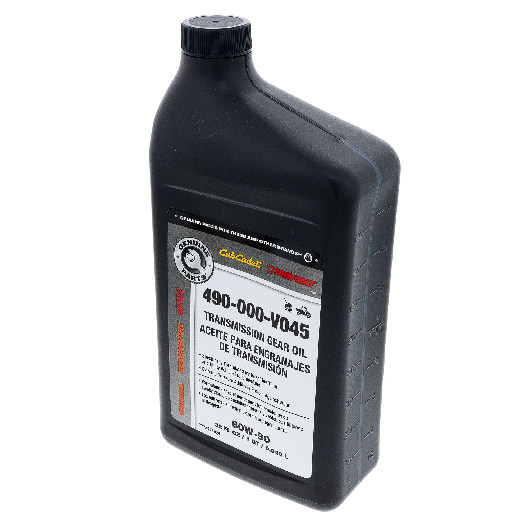 Cub Cadet 490-000-V045 Transmission 80W-90 Gear Oil for Compact Tractors and UTVs (32 fl oz) rft9e