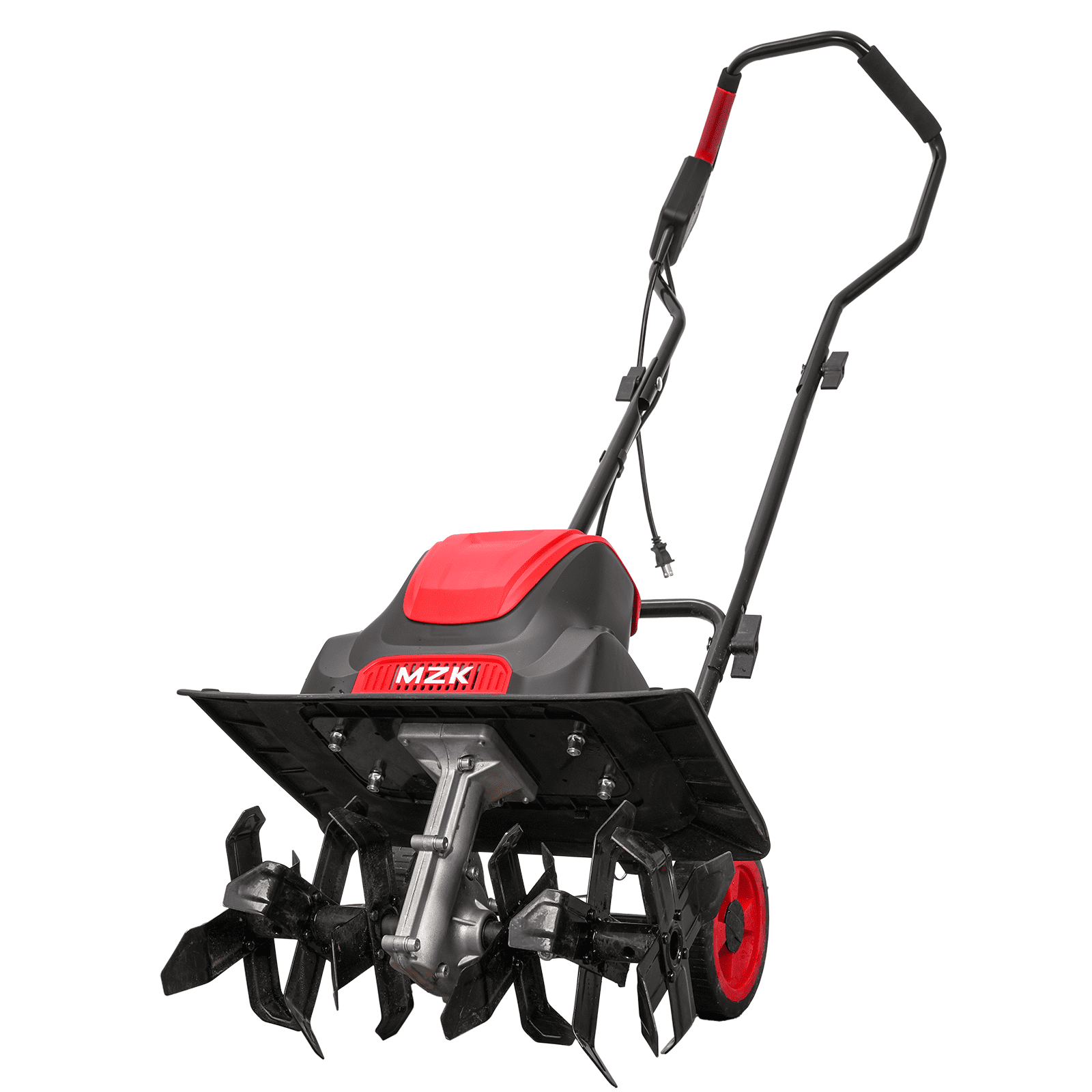 MZK 13.5A Electric Tiller, 16 in Wide Tilling Path with 8 in Depth, Garden Soil Cultivator (16 in) xq74x