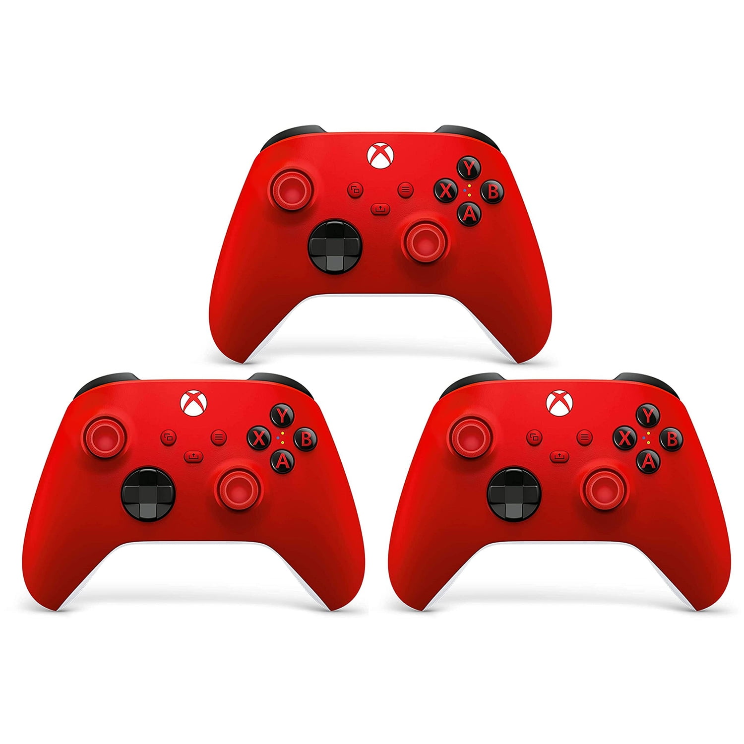 Microsoft Xbox Wireless Controller Bluetooth Gaming Controller (Pulse Red, 3 Pack) rkqr2