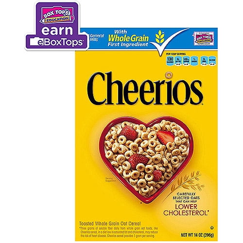 Cheerios Toasted Whole Grain Oat Cereal (14 oz) 1um7b