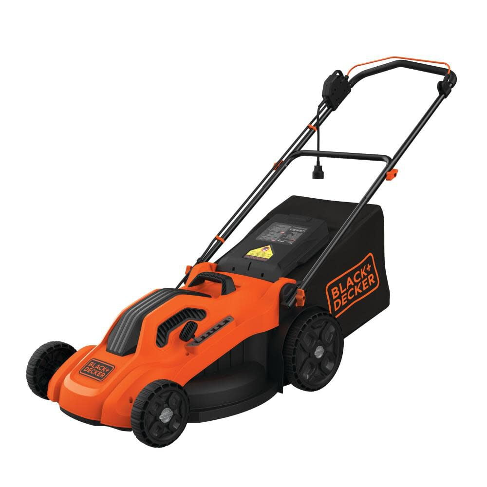 BLACK+DECKER BEMW213 13 Amp Corded Electric Lawn Mower with 20 in. Cutting Deck (Black, 20 in.) boeig