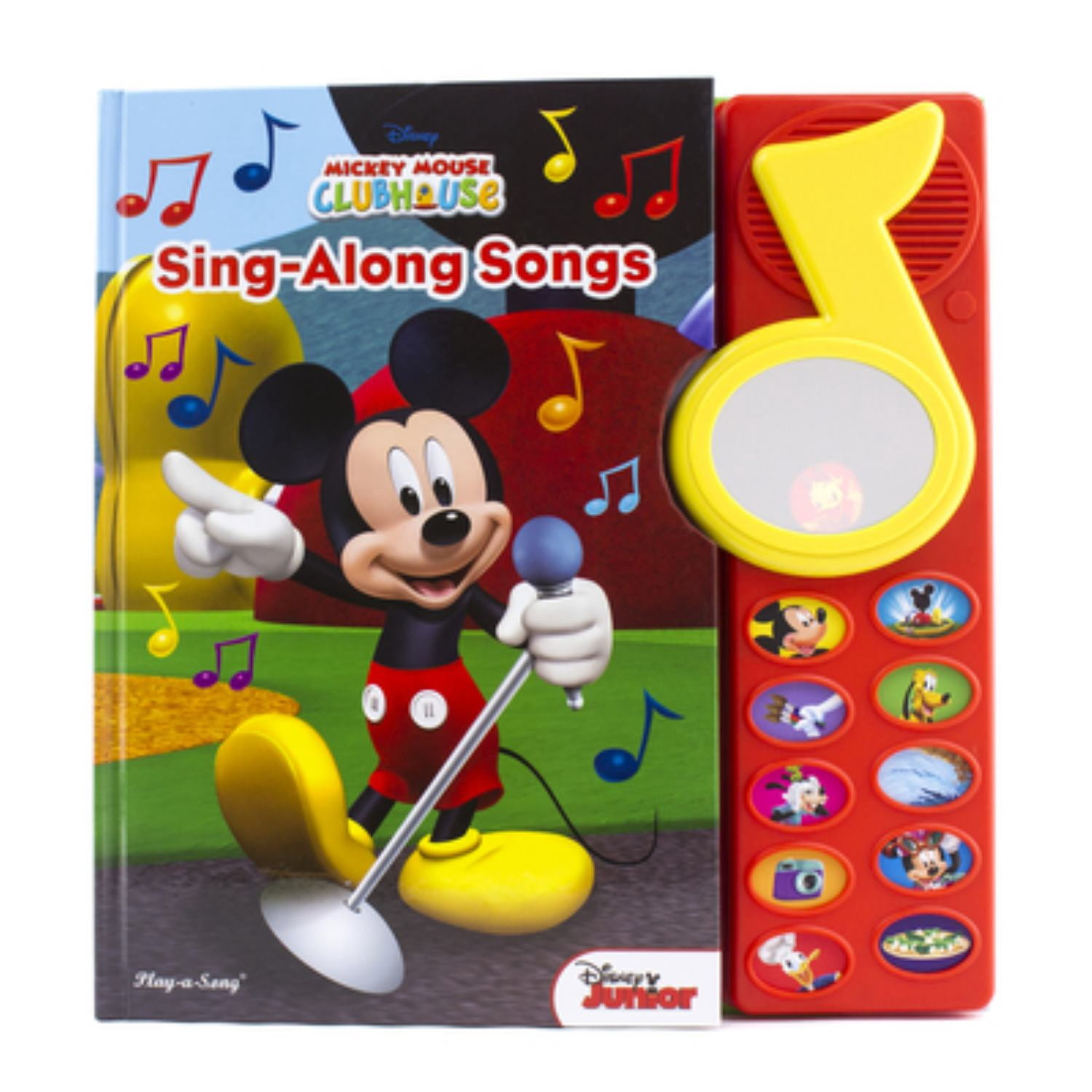 PI Kids Disney Junior Mickey Mouse Clubhouse Sing-Along Sound Book (Hardcover, 10 Songs) h3lku